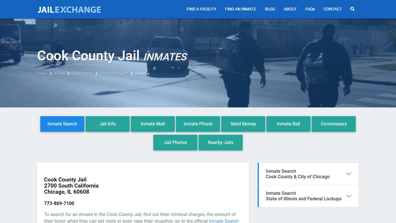 Cook County Inmate Search | Arrests & Mugshots | IL - JAIL EXCHANGE